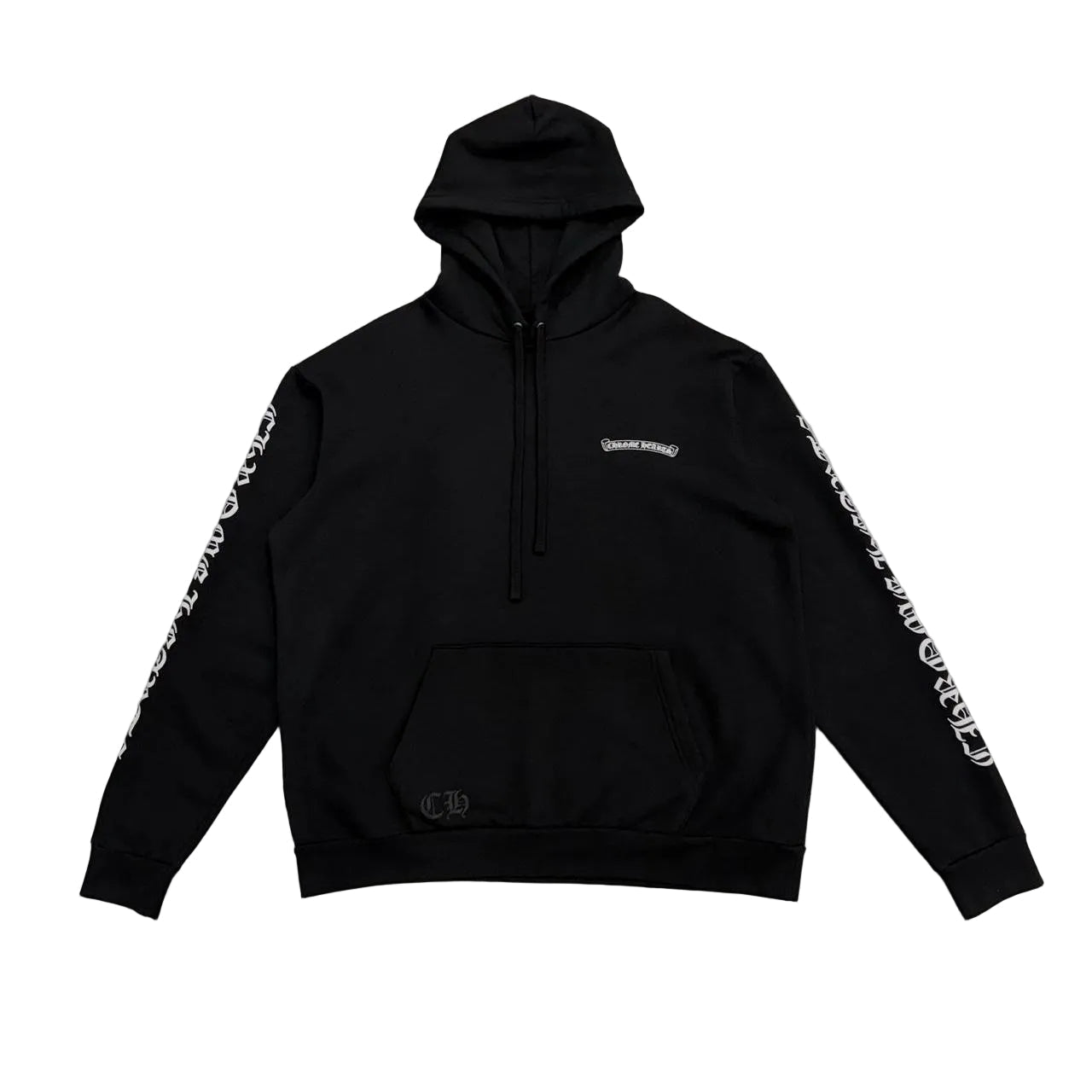 Chrome Hearts Scroll Logo Hoodie Black | Large - Morely TrendsMorely Trends Type here:)
