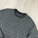 Louis Vuitton Men’s Grey Crewneck Danmier Jumper