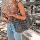 Goyard Anjou GM Bag Black Tan