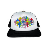 Chrome Hearts Multi Colour Crosses Trucker Hat Black/White