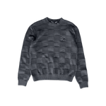 Louis Vuitton Black Damier Stitch Pin Logo Sweater - Morely TrendsLouis Vuitton Type here:)