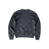 Louis Vuitton Black Damier Stitch Pin Logo Sweater - Morely TrendsLouis Vuitton Type here:)