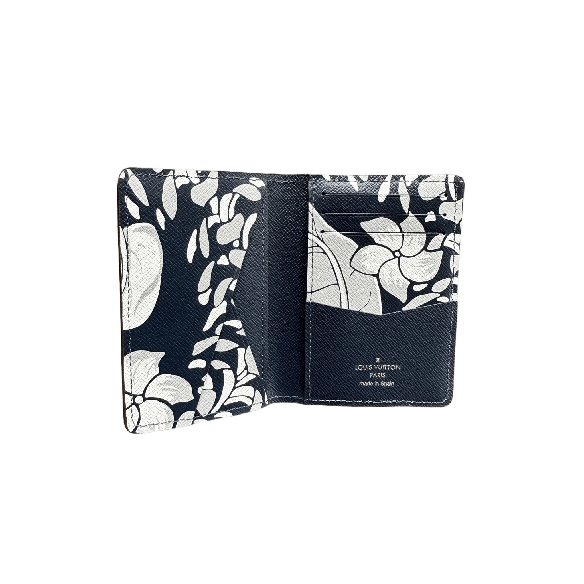 Louis Vuitton Black Floral Taiga Pocket Organizer - Morely TrendsLouis Vuitton Type here:)