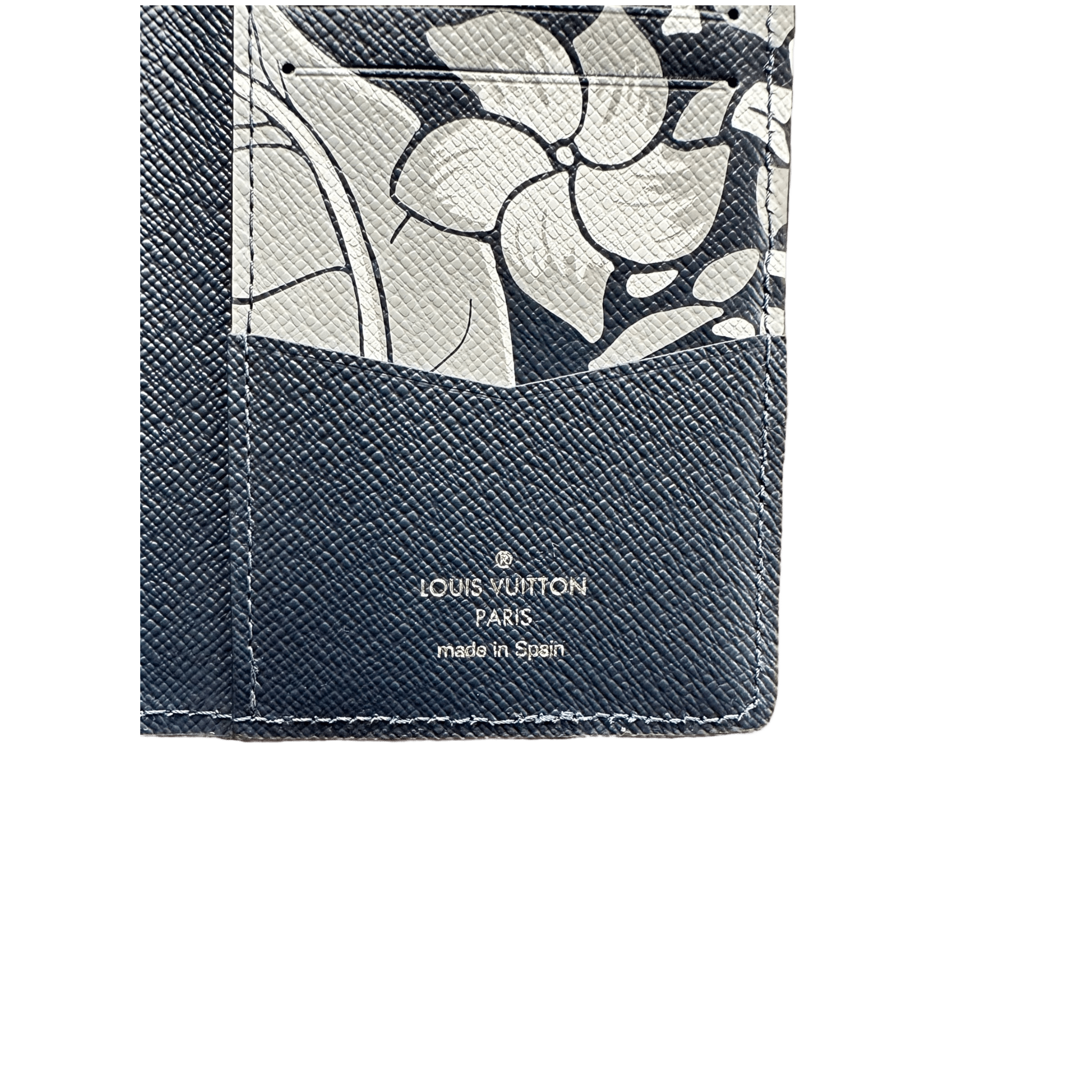 Louis Vuitton Black Floral Taiga Pocket Organizer - Morely TrendsLouis Vuitton Type here:)
