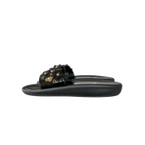 Louis Vuitton Black & Gold Sunbath Flower Women's Slides - Morely TrendsLouis Vuitton Type here:)