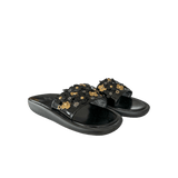 Louis Vuitton Black & Gold Sunbath Flower Women's Slides - Morely TrendsLouis Vuitton Type here:)