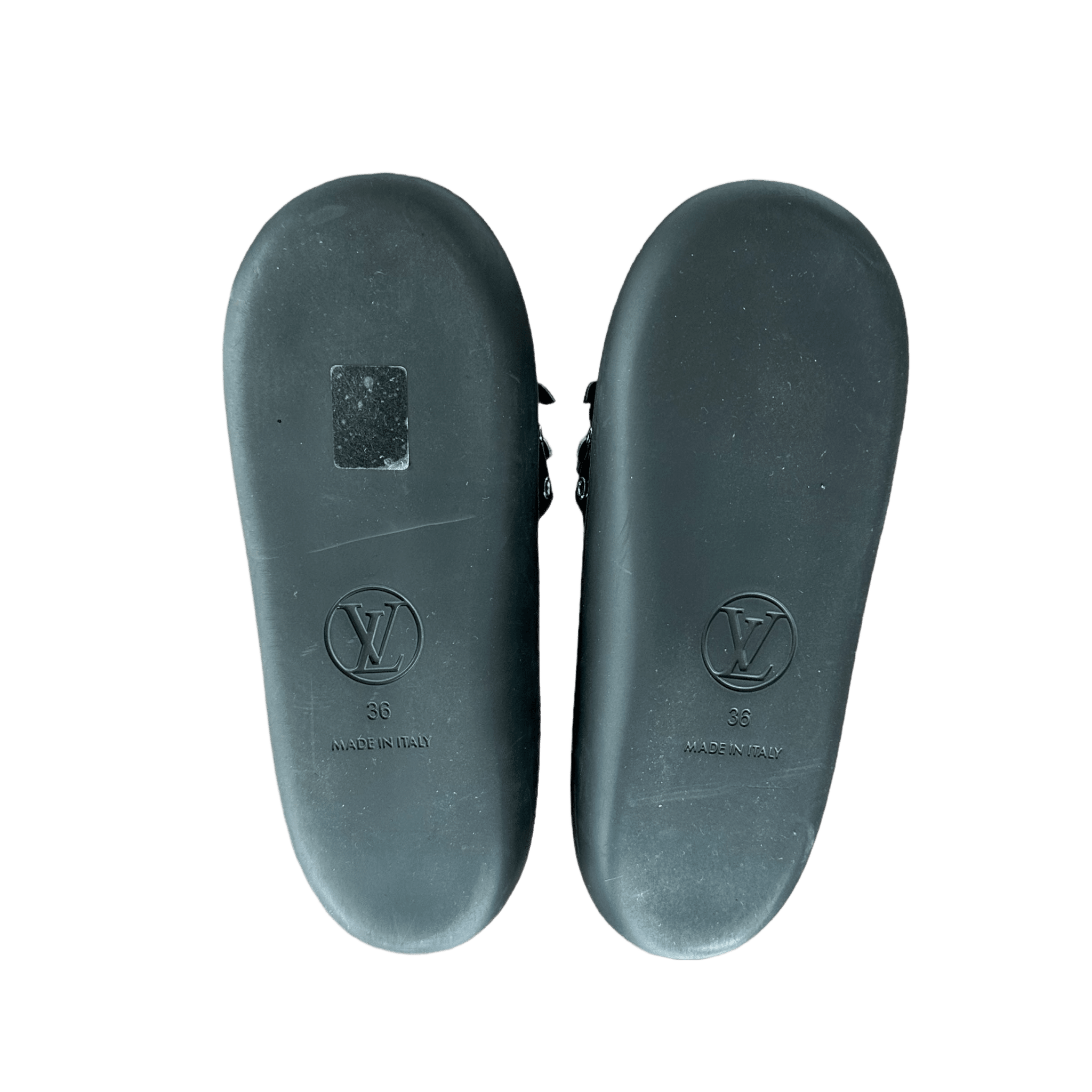 Louis Vuitton Black & Gold Sunbath Flower Women's Slides - Morely TrendsLouis Vuitton Type here:)