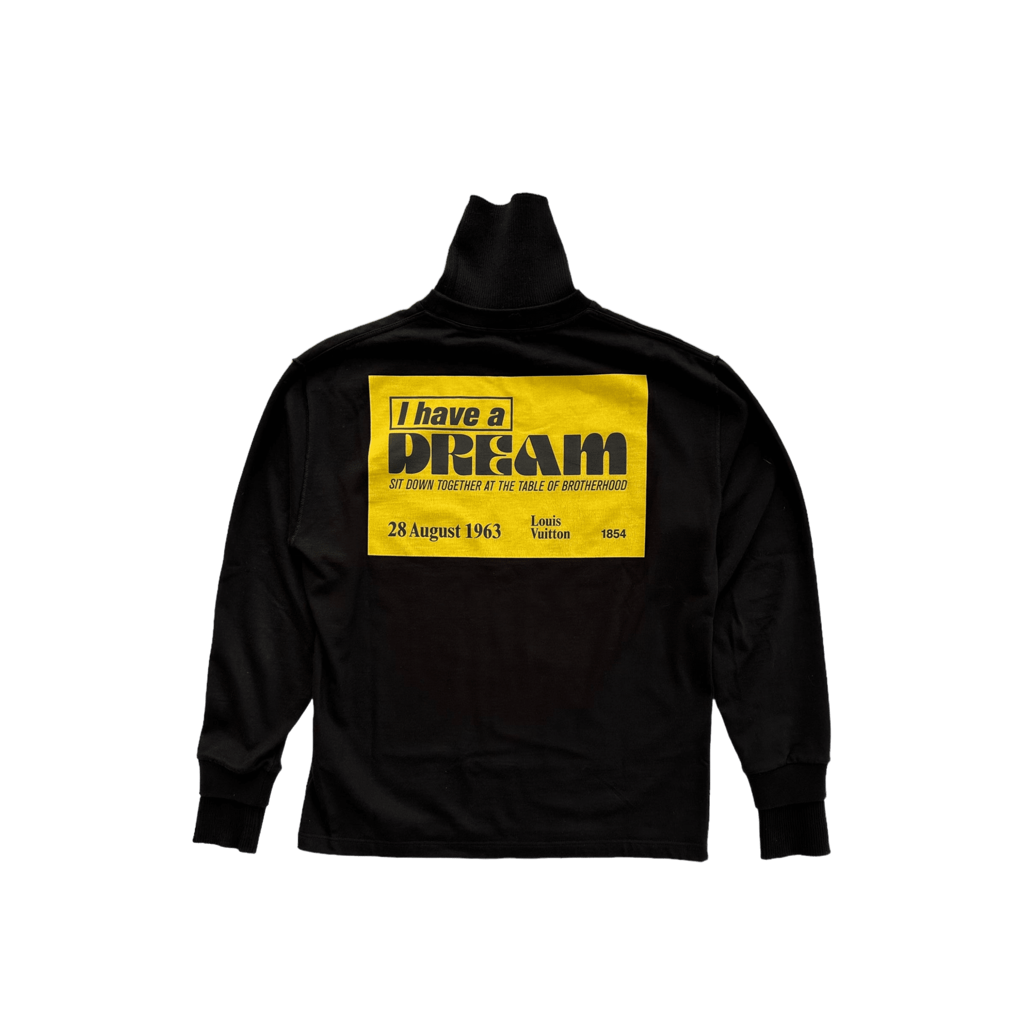 Louis Vuitton Black I Have A Dream Turtleneck Longsleeve T-Shirt - Morely TrendsLouis Vuitton Type here:)