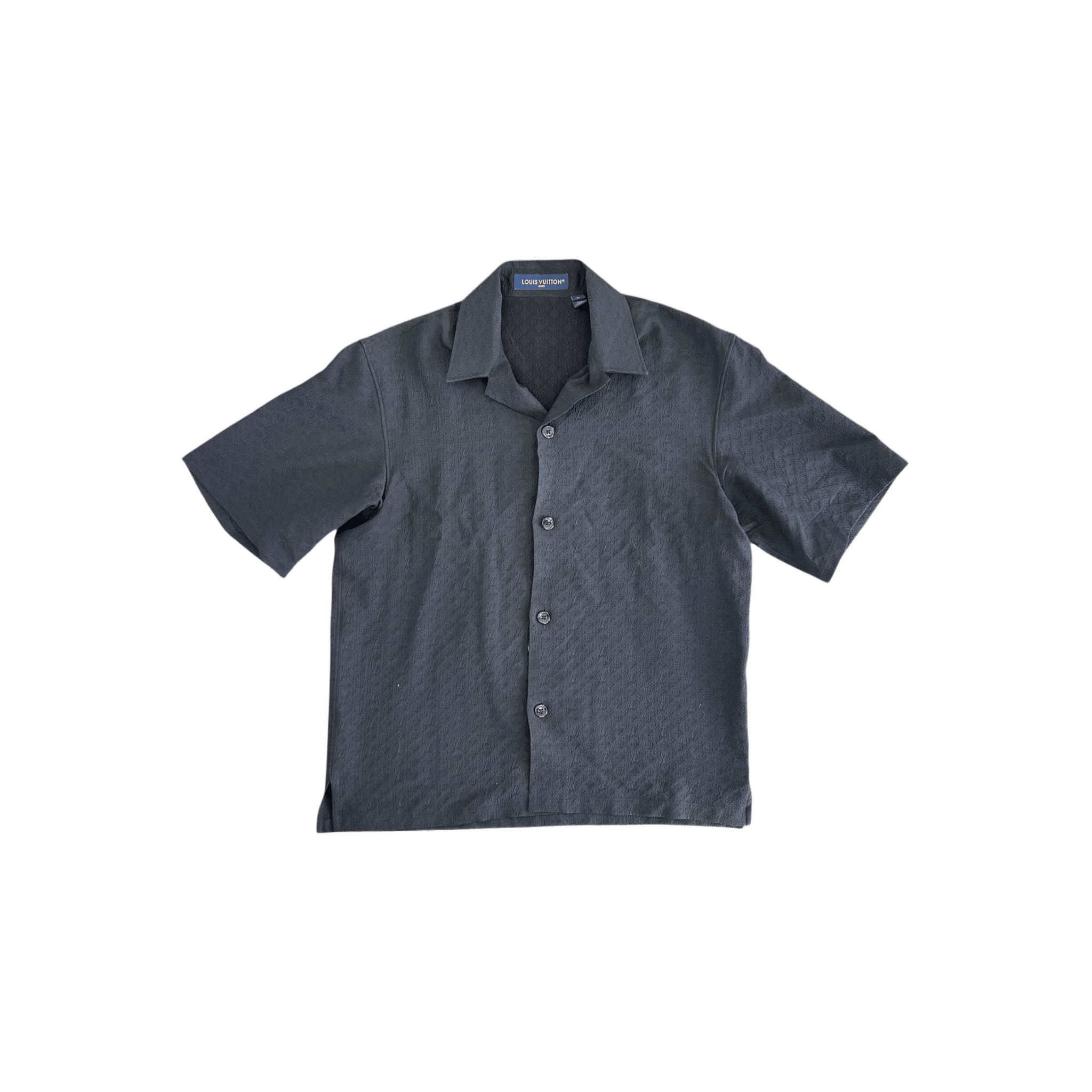 Louis Vuitton Black Mini Monogram Silk Button Up Shirt - Morely TrendsLouis Vuitton Type here:)