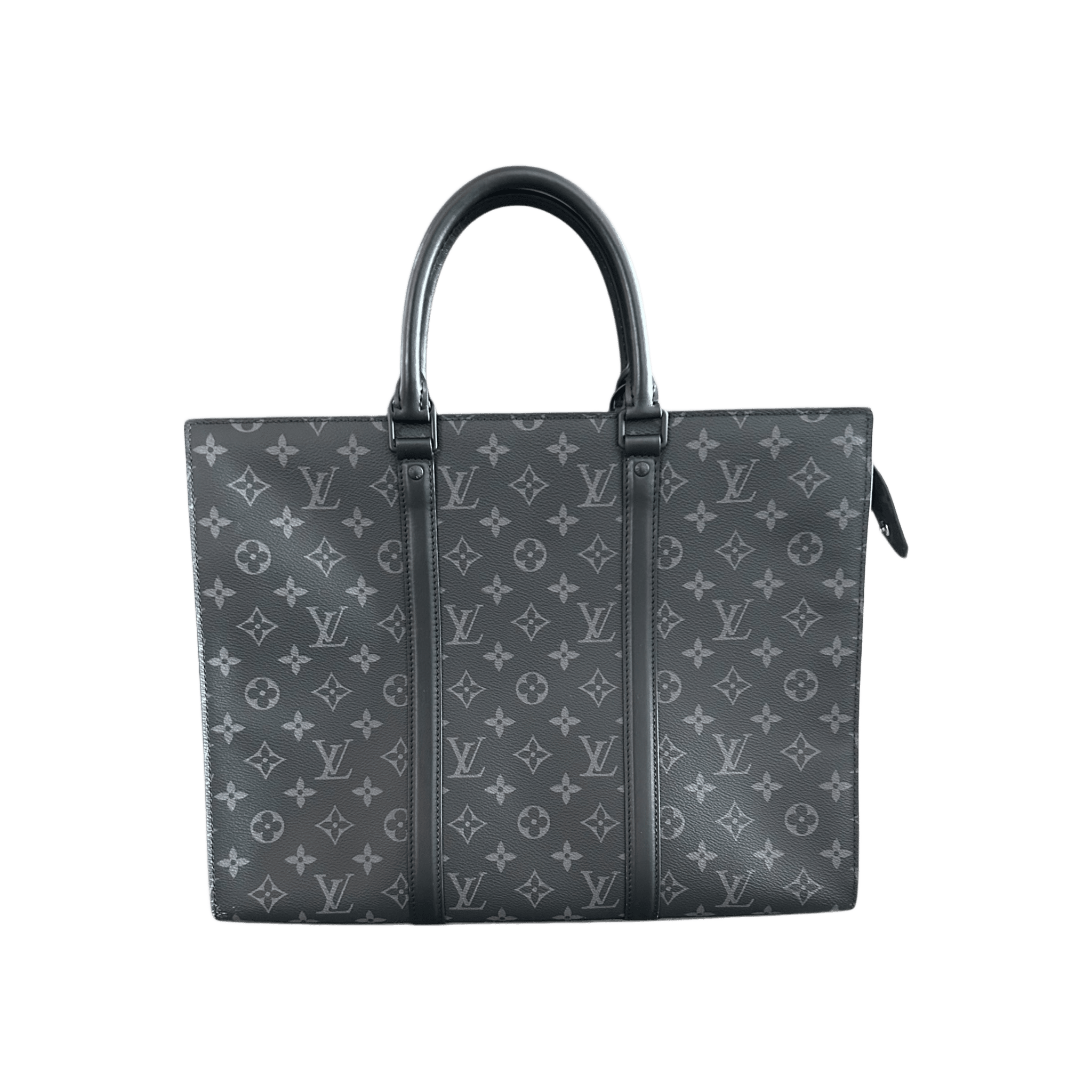 Louis Vuitton Black Monogram Eclipse Sac Plat 24H - Morely TrendsLouis Vuitton Type here:)