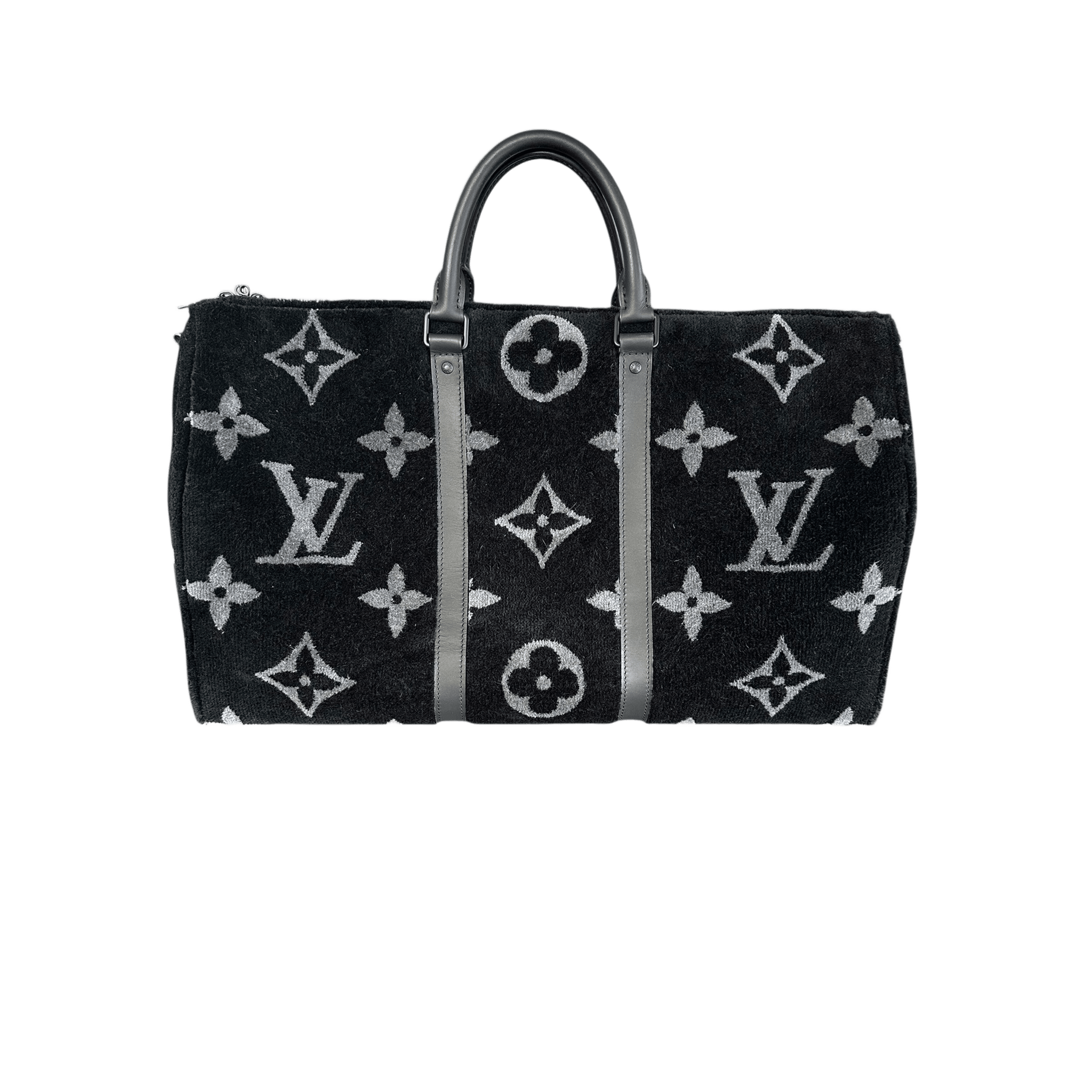 Louis Vuitton Black Monogram Tuffetage Keepall - Morely TrendsLouis Vuitton Type here:)
