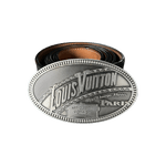 Louis Vuitton Black & Silver El Dorado Oval Belt - Morely TrendsLouis Vuitton Type here:)