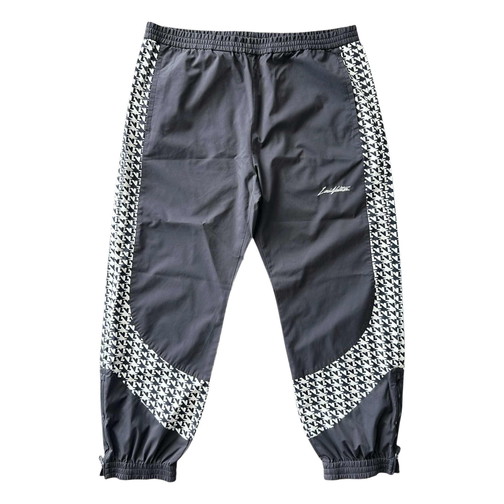 Louis Vuitton Black & White LV Dove Trackpants - Morely TrendsLouis Vuitton Type here:)