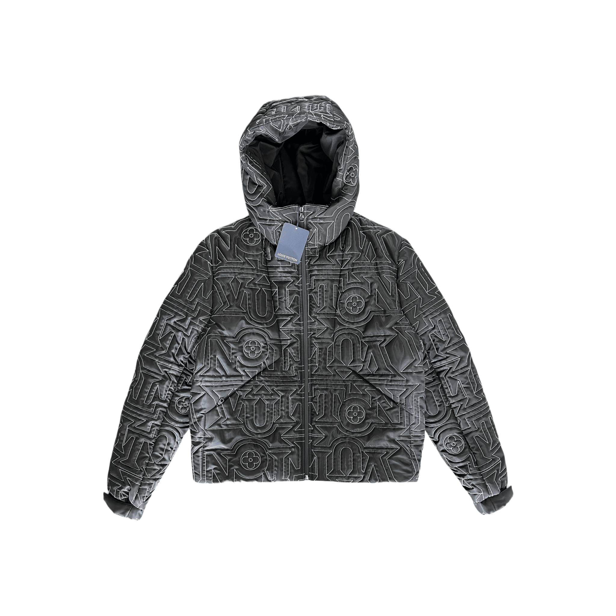 Louis Vuitton Black & White Snow Capsule Puffer Jacket - Morely TrendsLouis Vuitton Type here:)