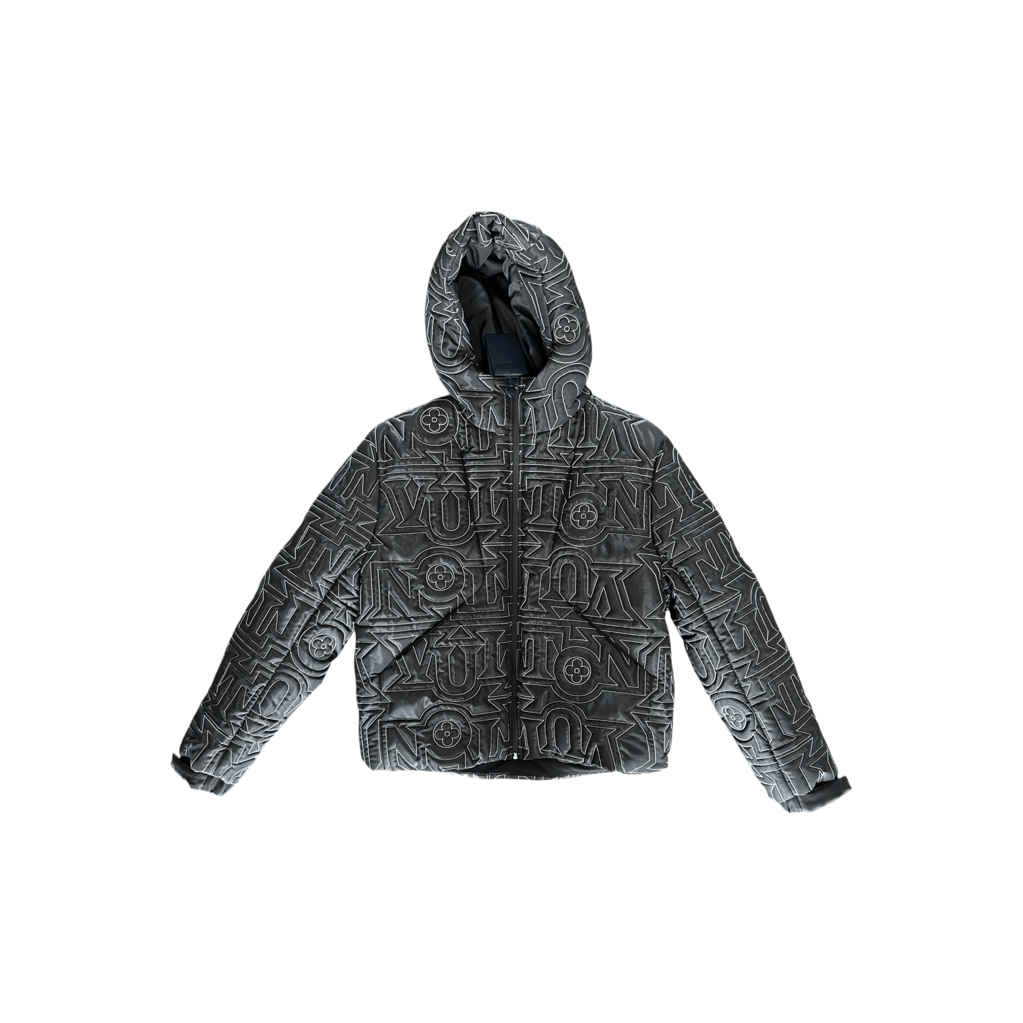 Louis Vuitton Black & White Snow Capsule Puffer Jacket - Morely TrendsLouis Vuitton Type here:)