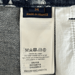 Louis Vuitton Blue Bleached Bandana Monogram Denim Shorts - Morely TrendsLouis Vuitton Type here:)