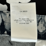 Louis Vuitton Blue Bleached Bandana Monogram Denim Shorts - Morely TrendsLouis Vuitton Type here:)
