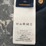 Louis Vuitton Blue Bleached Monogram Velvet Jeans - Morely TrendsLouis Vuitton Type here:)