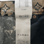 Louis Vuitton Blue Bleached Monogram Velvet Jeans - Morely TrendsLouis Vuitton Type here:)