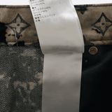 Louis Vuitton Blue Bleached Monogram Velvet Jeans - Morely TrendsLouis Vuitton Type here:)