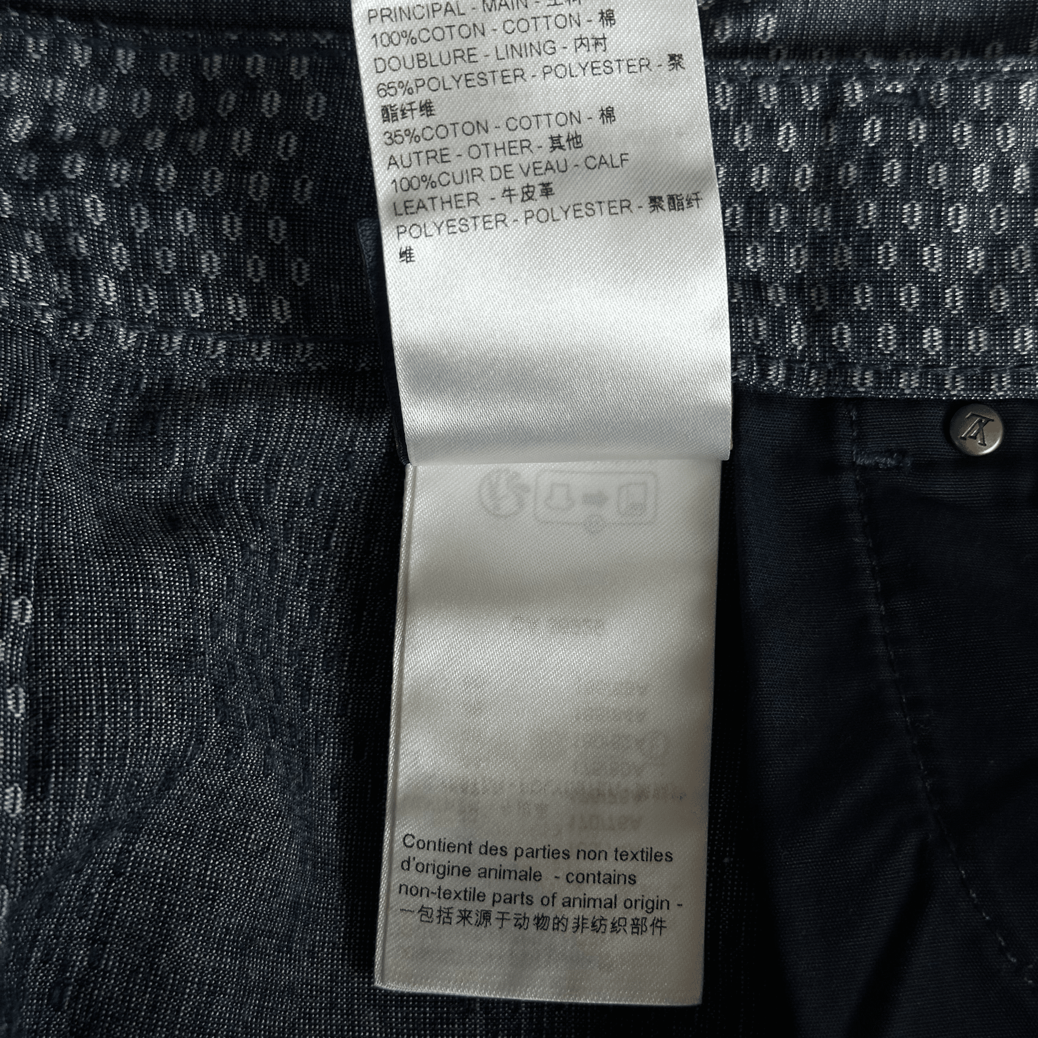 Louis Vuitton Blue Damier Denim Shorts - Morely TrendsLouis Vuitton Type here:)