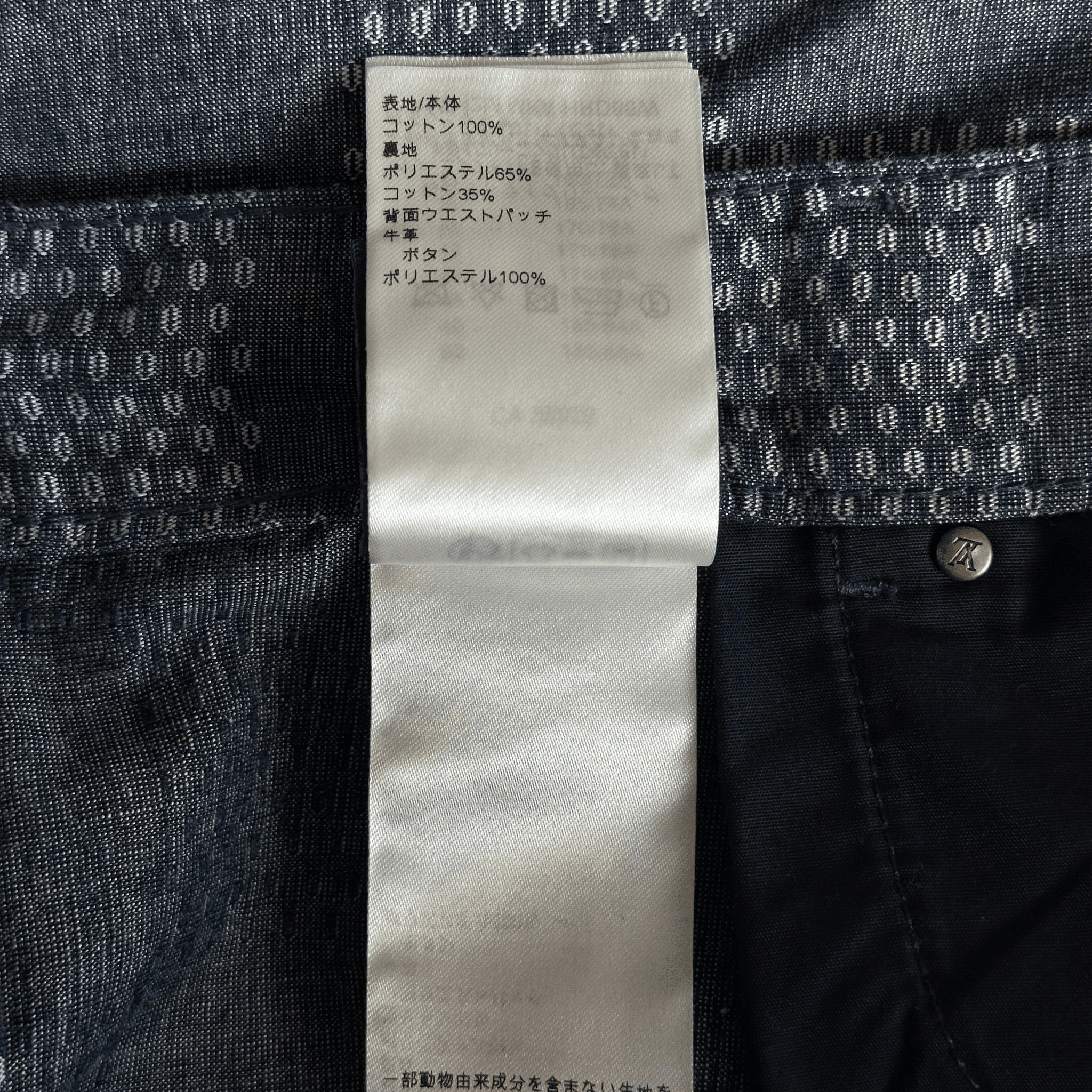 Louis Vuitton Blue Damier Denim Shorts - Morely TrendsLouis Vuitton Type here:)