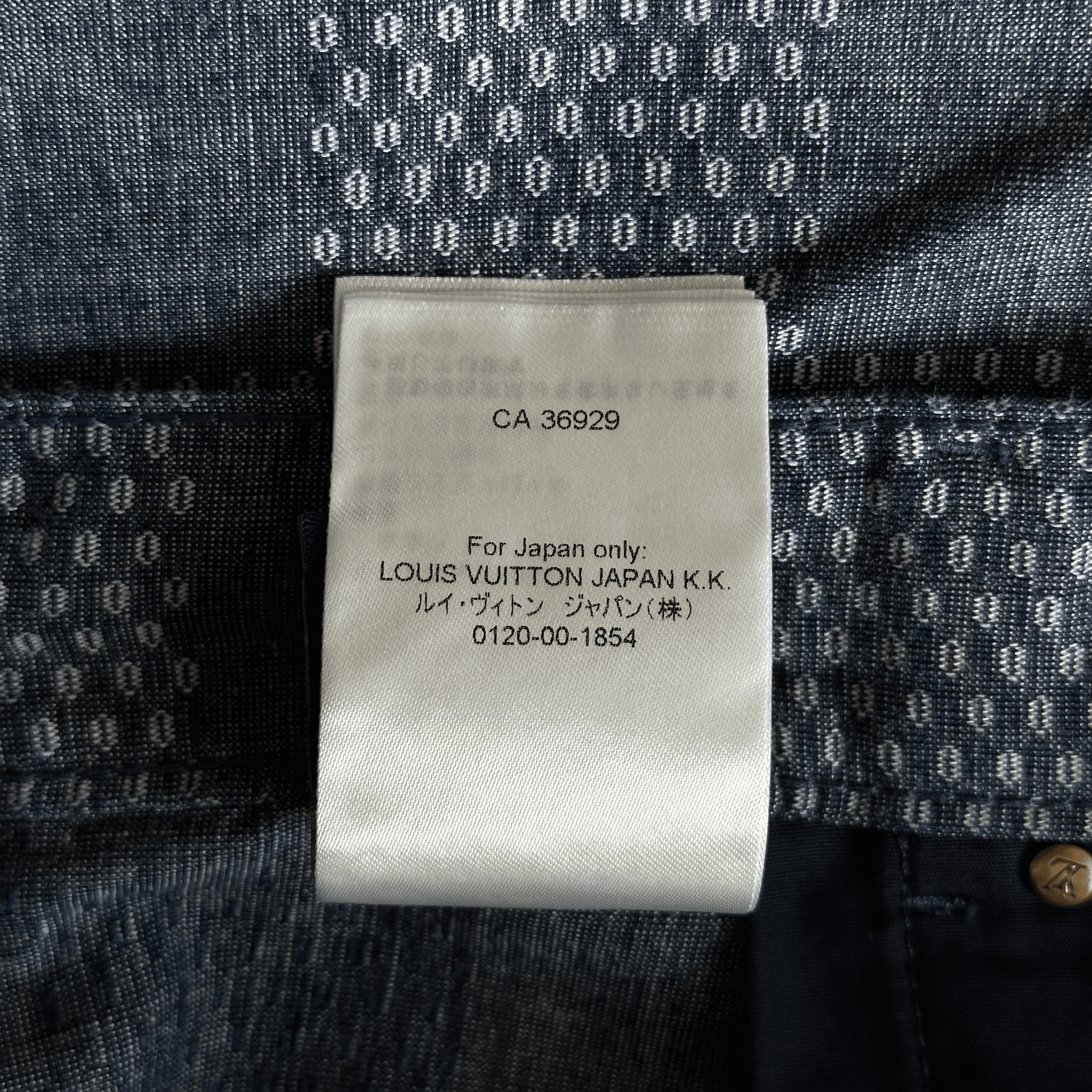 Louis Vuitton Blue Damier Denim Shorts - Morely TrendsLouis Vuitton Type here:)