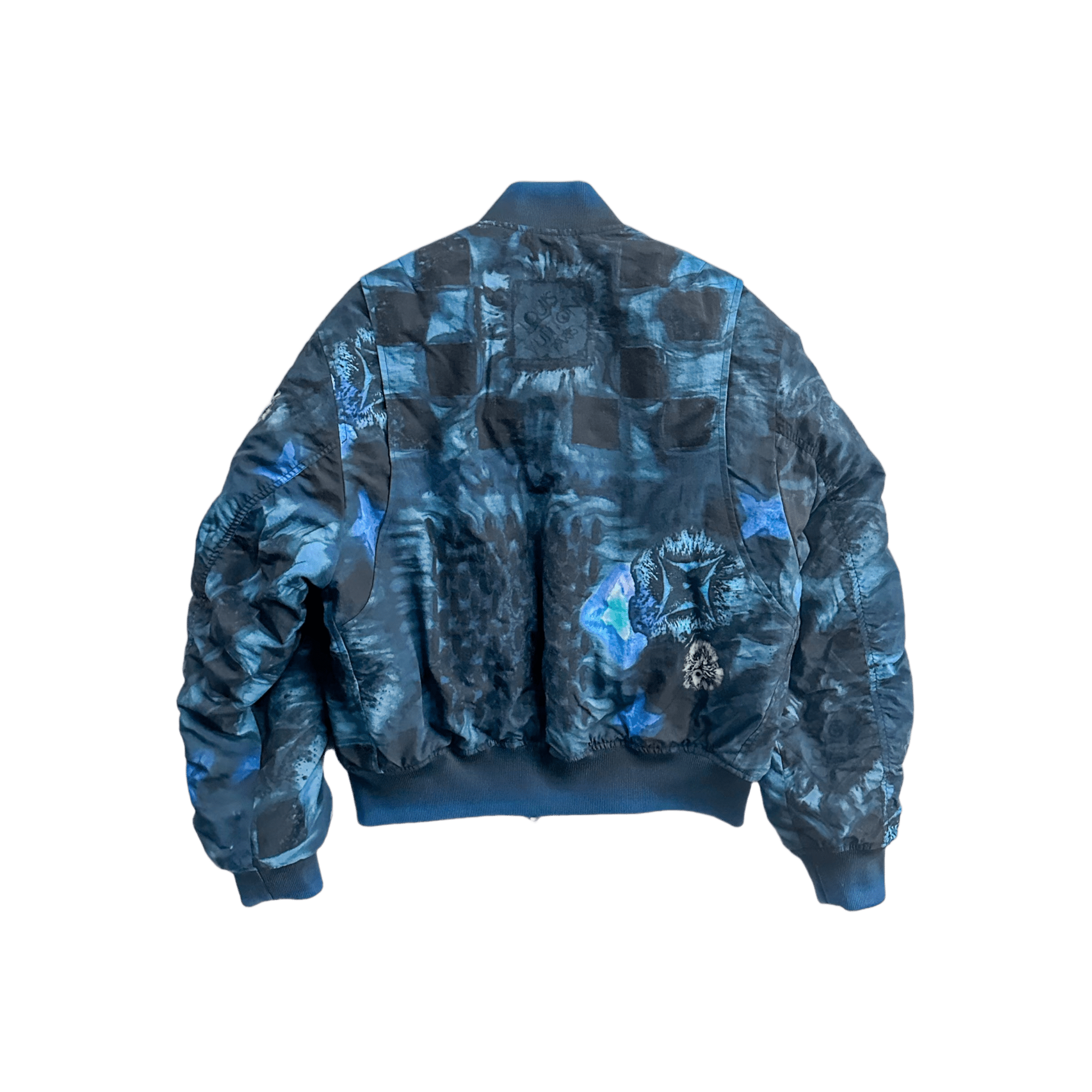 Louis Vuitton Blue Damier Salt Bomber Jacket - Morely TrendsLouis Vuitton Type here:)
