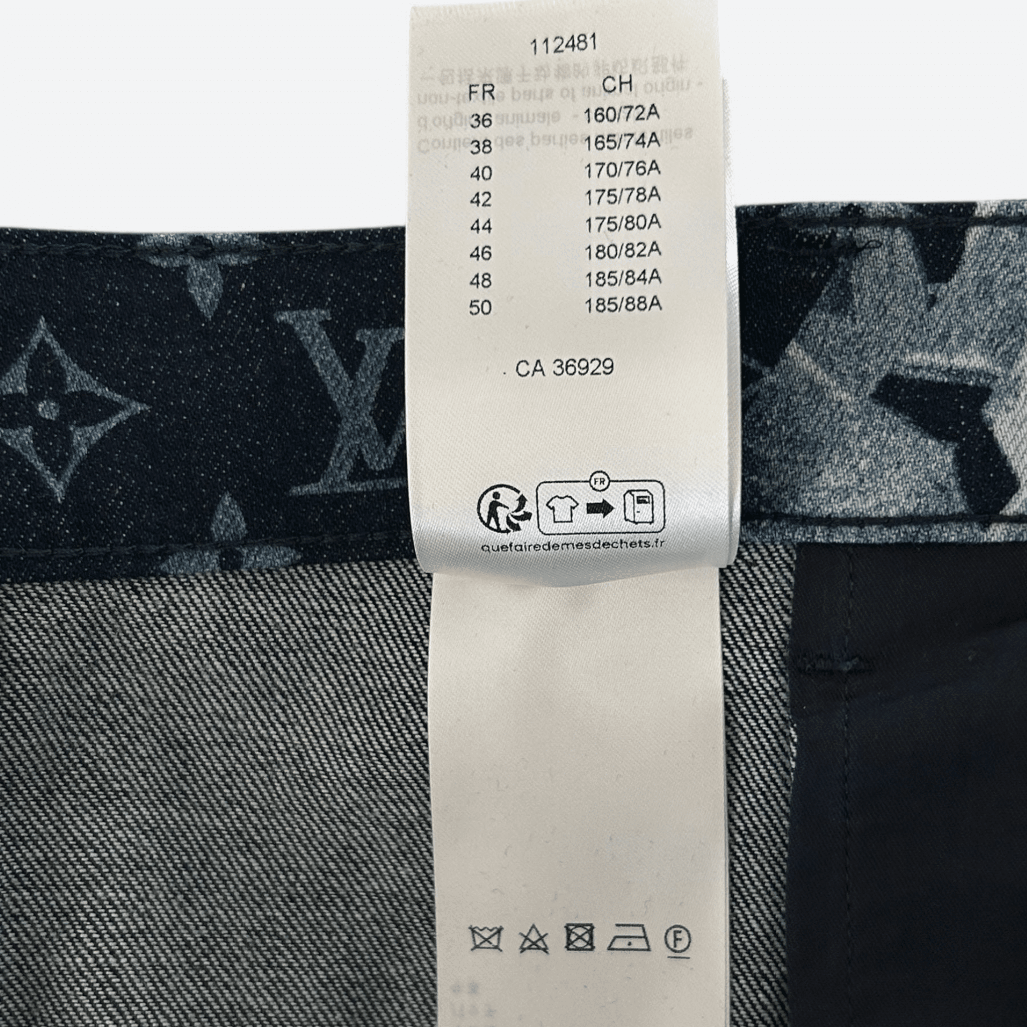 Louis Vuitton Blue Floral Monogram Jeans - Morely TrendsLouis Vuitton Type here:)