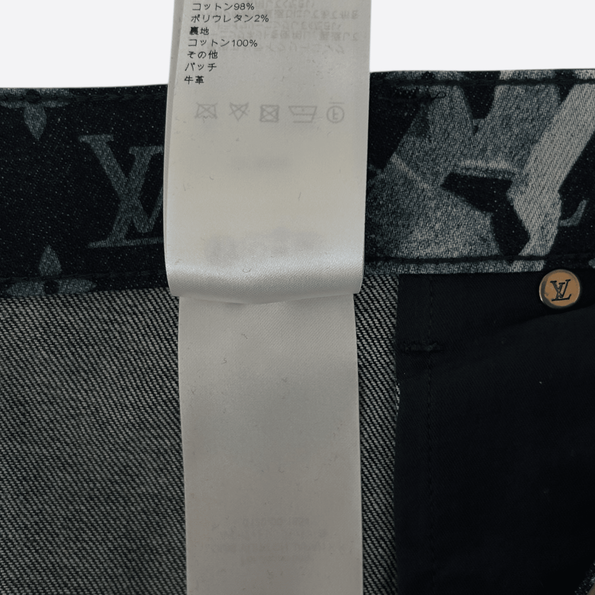 Louis Vuitton Blue Floral Monogram Jeans - Morely TrendsLouis Vuitton Type here:)