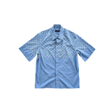 Louis Vuitton Blue LV Spread Damier Button Up Shirt - Morely TrendsLouis Vuitton Type here:)