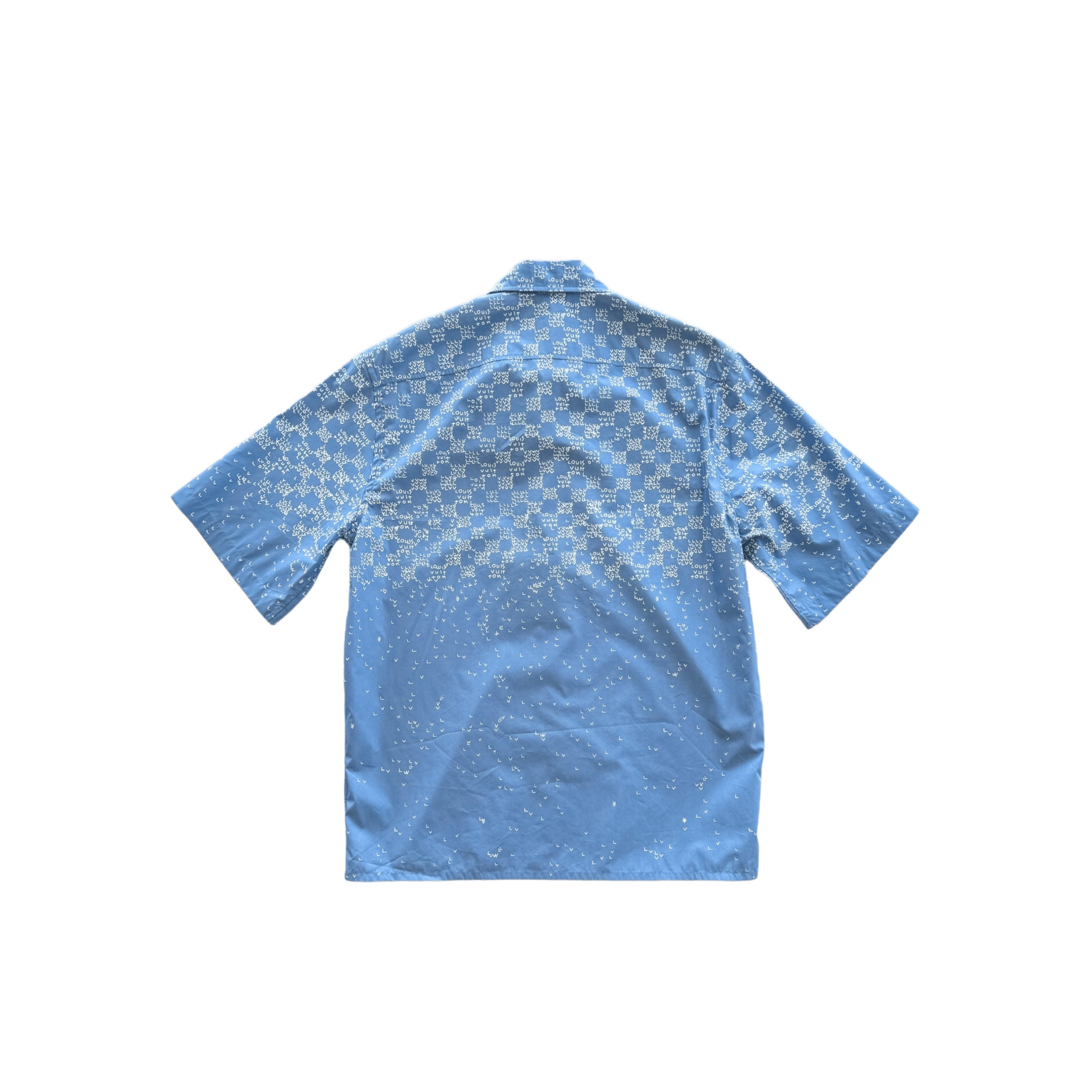 Louis Vuitton Blue LV Spread Damier Button Up Shirt - Morely TrendsLouis Vuitton Type here:)