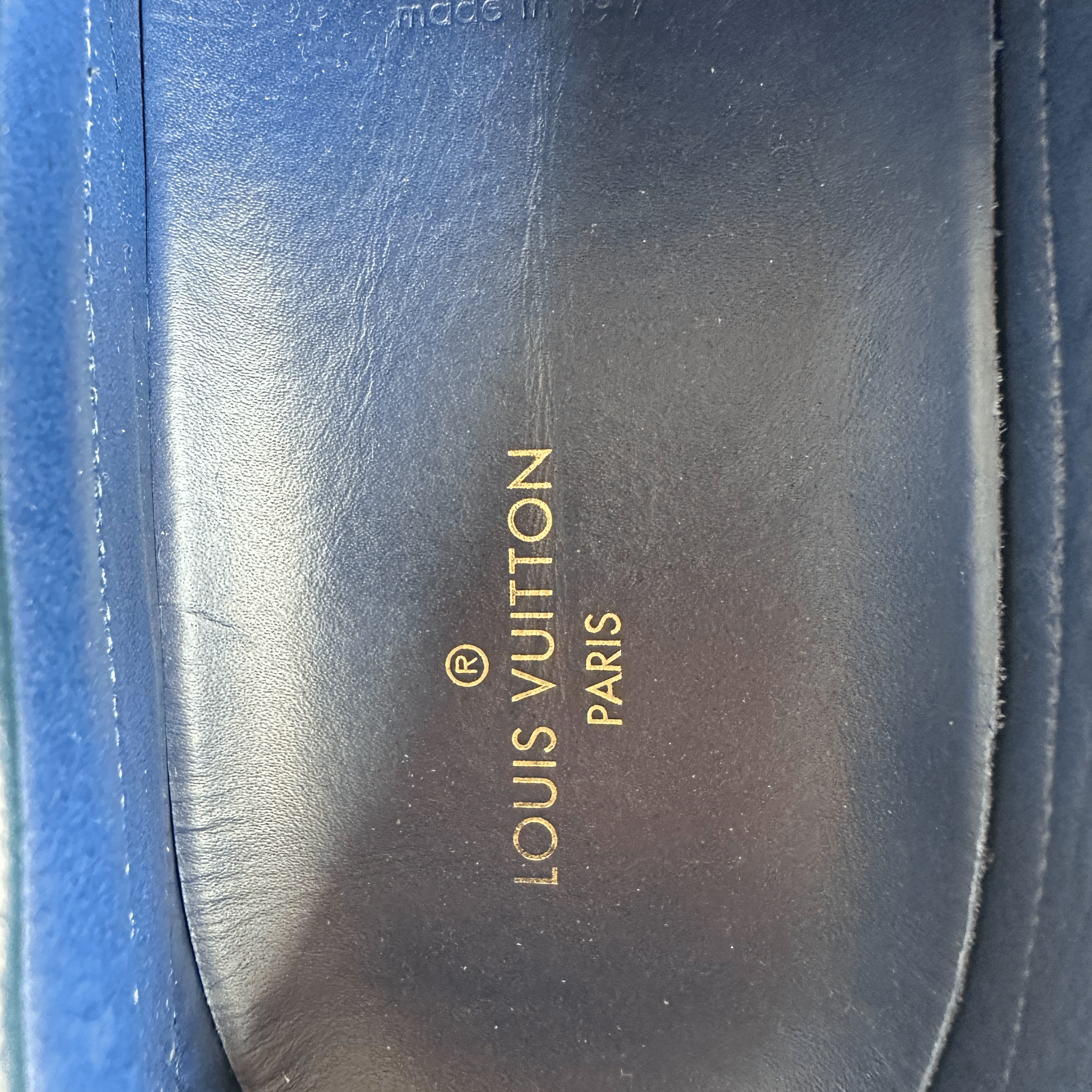 Louis Vuitton Blue Monogram Boat Shoes - Morely TrendsLouis Vuitton Type here:)
