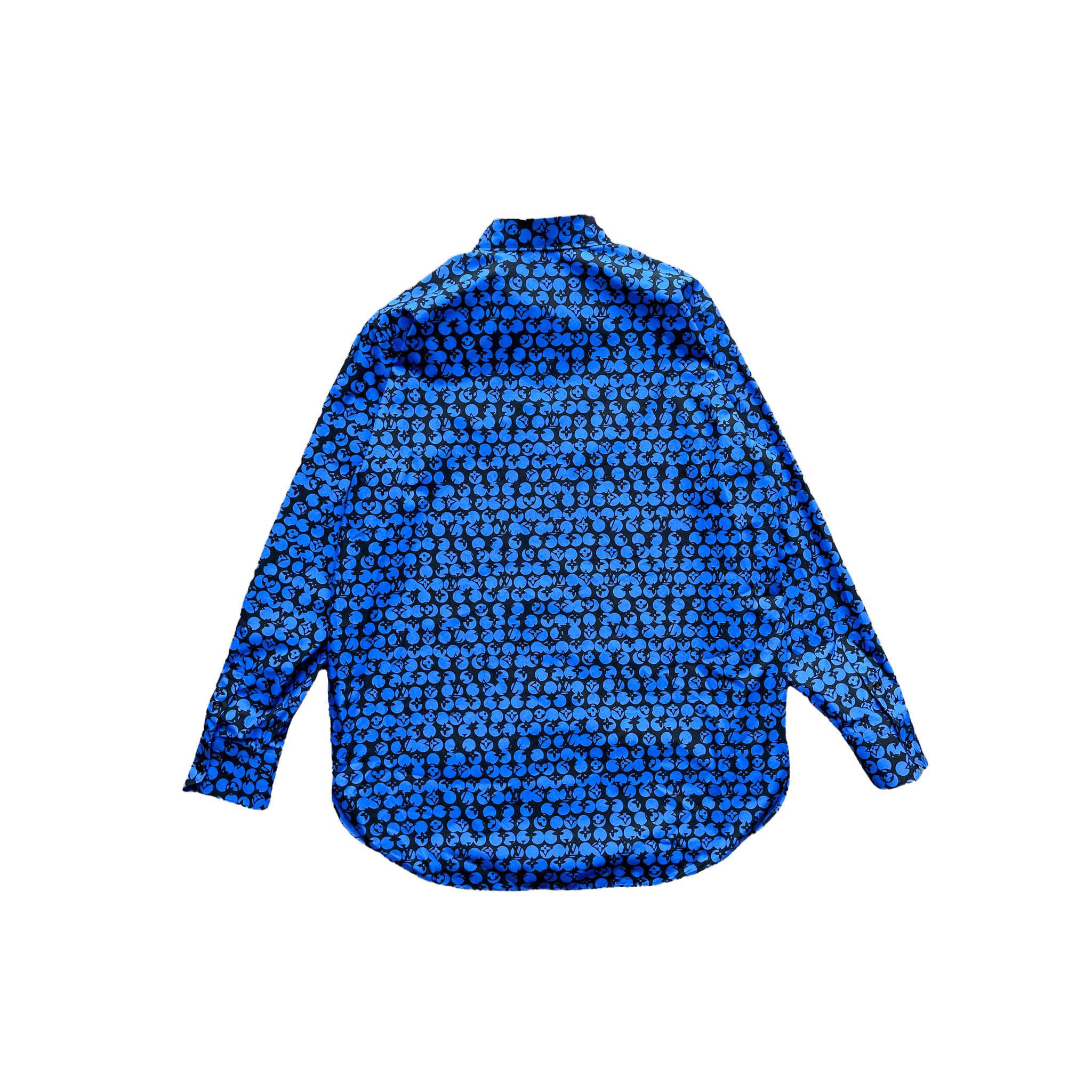 Louis Vuitton Blue Spotted Monogram Shirt - Morely TrendsLouis Vuitton Type here:)