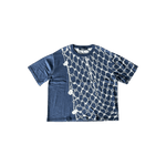 Louis Vuitton Blue & White Barb Wire Monogram Intarsia T-Shirt - Morely TrendsLouis Vuitton Type here:)