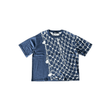 Louis Vuitton Blue & White Barb Wire Monogram Intarsia T-Shirt - Morely TrendsLouis Vuitton Type here:)