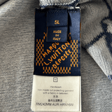Louis Vuitton Blue & White Barb Wire Monogram Intarsia T-Shirt - Morely TrendsLouis Vuitton Type here:)