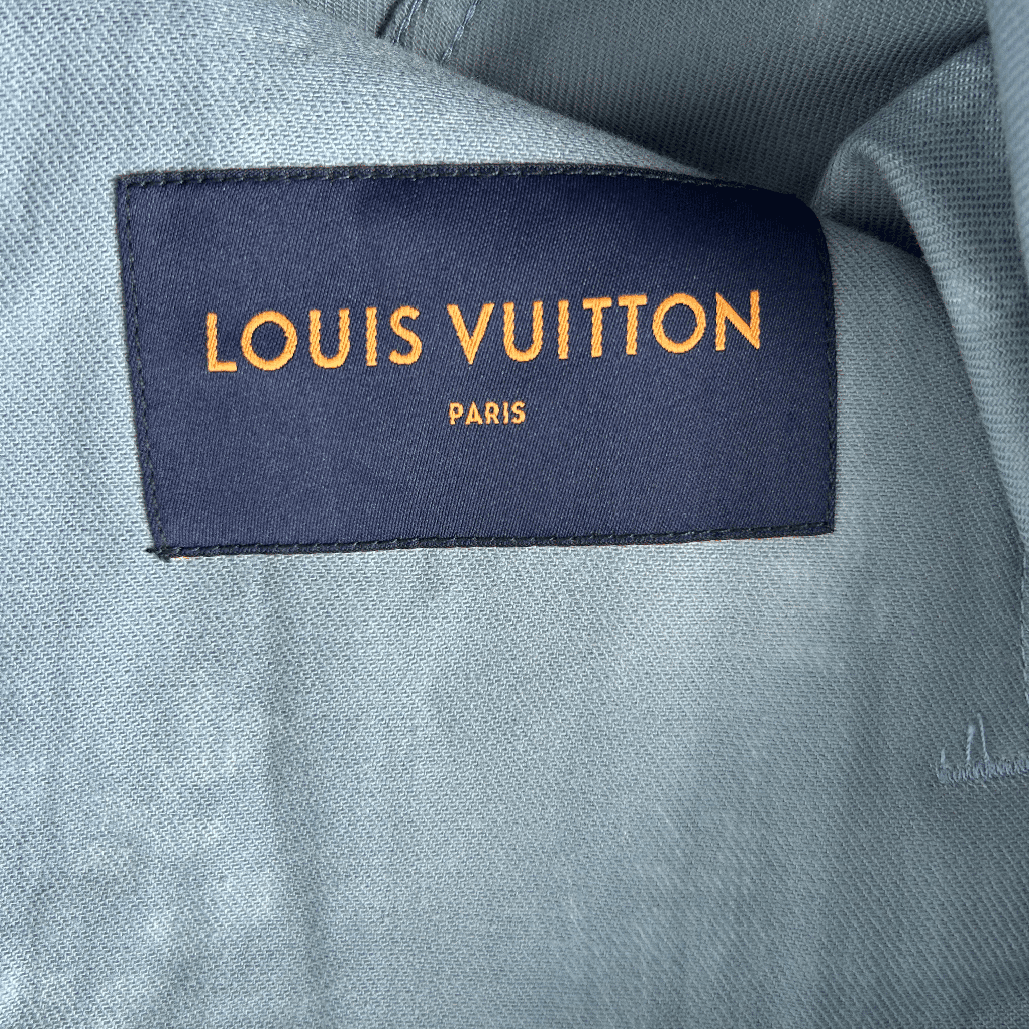 Louis Vuitton Blue & White LV Leaf Denim Jacket - Morely TrendsLouis Vuitton Type here:)