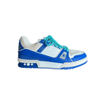Louis Vuitton Blue & White Monogram Trainers - Morely TrendsLouis Vuitton Type here:)