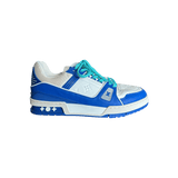 Louis Vuitton Blue & White Monogram Trainers - Morely TrendsLouis Vuitton Type here:)