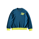 Louis Vuitton Blue & Yellow Logo Wool Sweater - Morely TrendsLouis Vuitton Type here:)