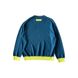 Louis Vuitton Blue & Yellow Logo Wool Sweater - Morely TrendsLouis Vuitton Type here:)