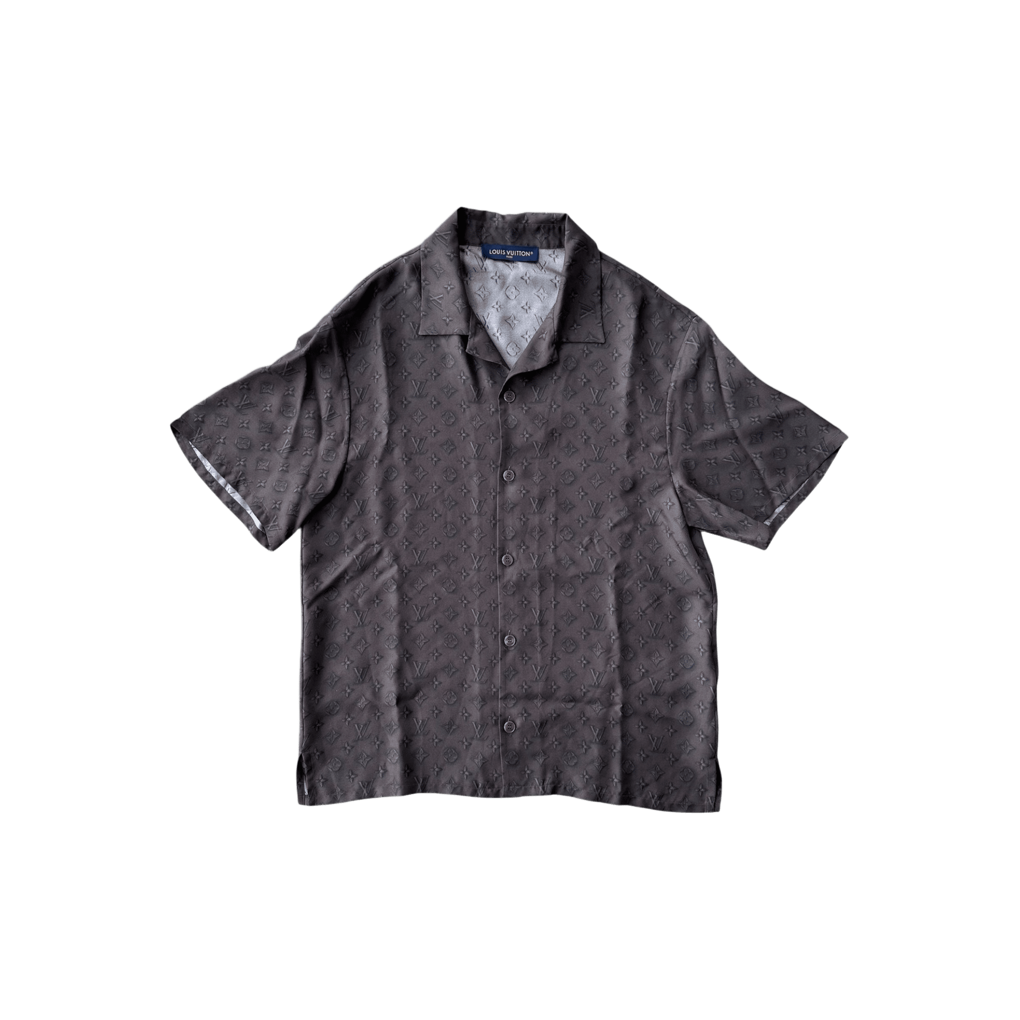 Louis Vuitton Brown Monogram Silk Button Up Shirt - Morely TrendsLouis Vuitton Type here:)