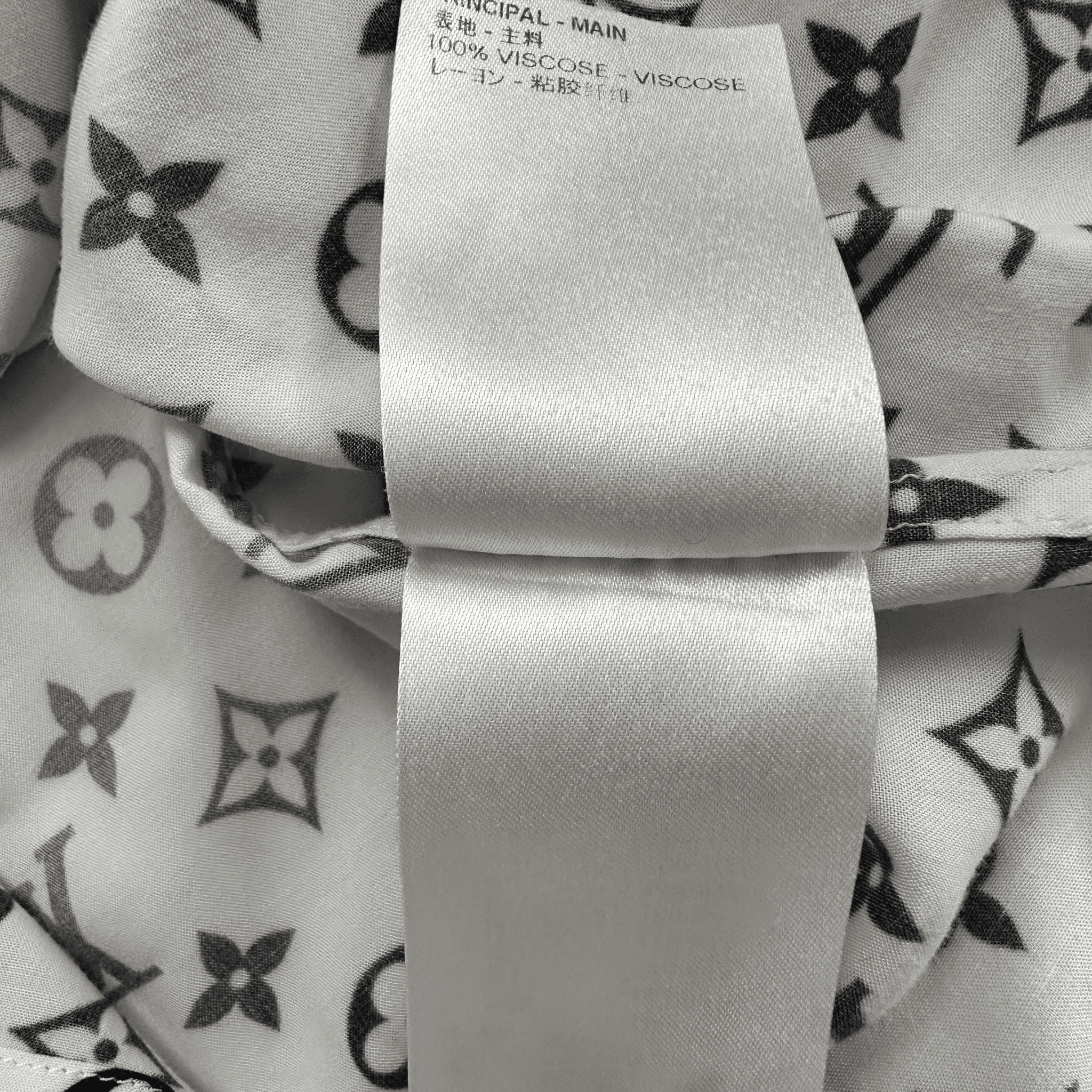 Louis Vuitton Fragment White & Black Gradient Button Up Shirt - Morely TrendsLouis Vuitton Type here:)