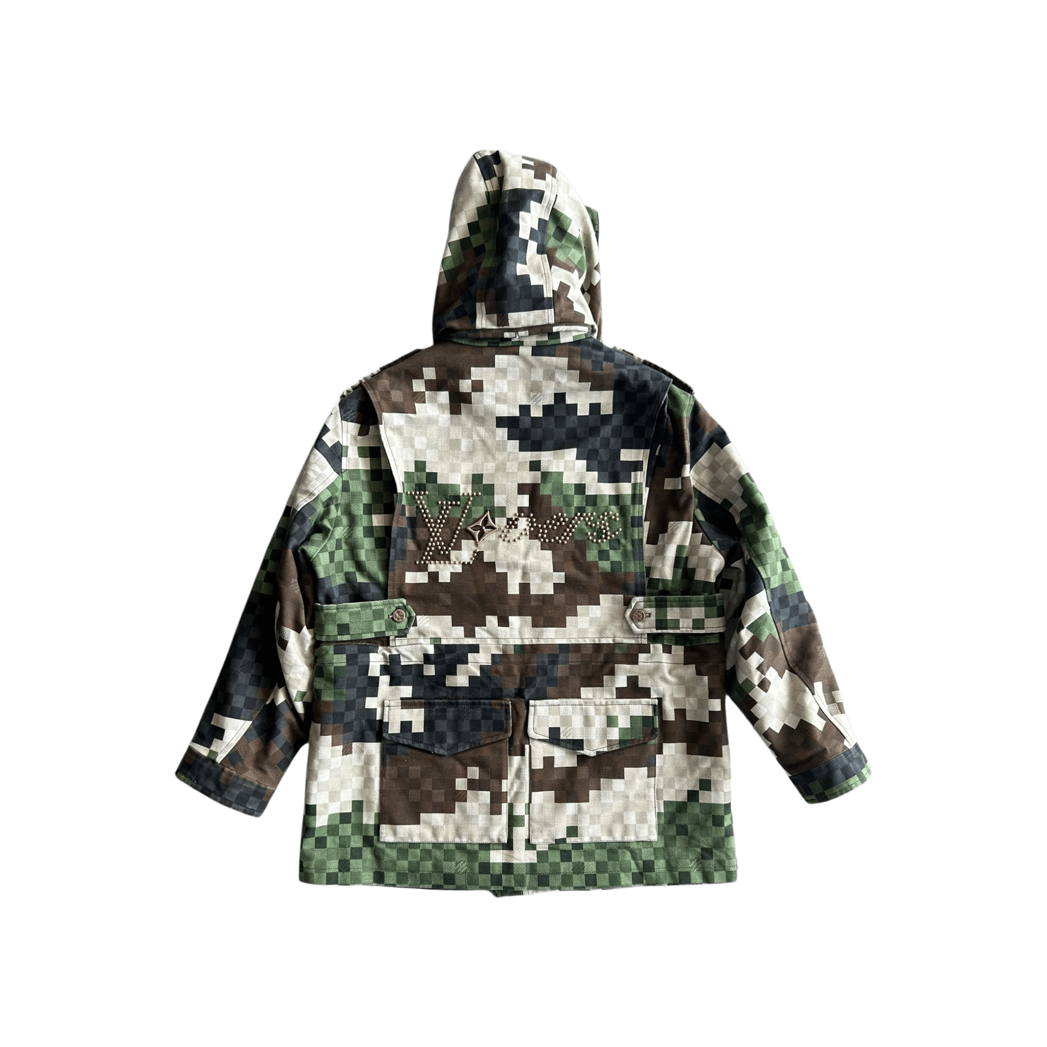 Louis Vuitton Green Damoflage Parka - Morely TrendsLouis Vuitton Type here:)