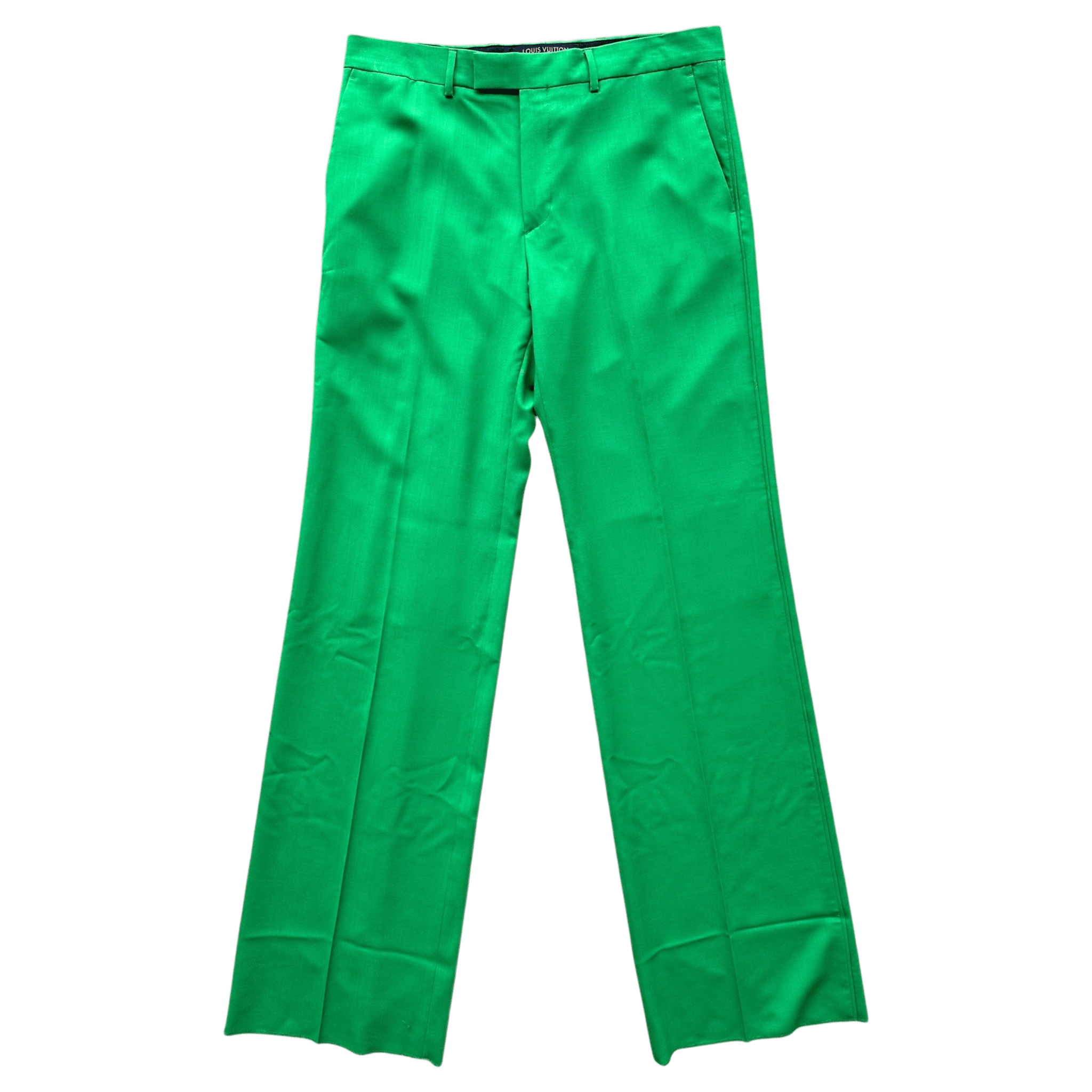 Louis Vuitton Green Wool Dress Pants - Morely TrendsLouis Vuitton Type here:)