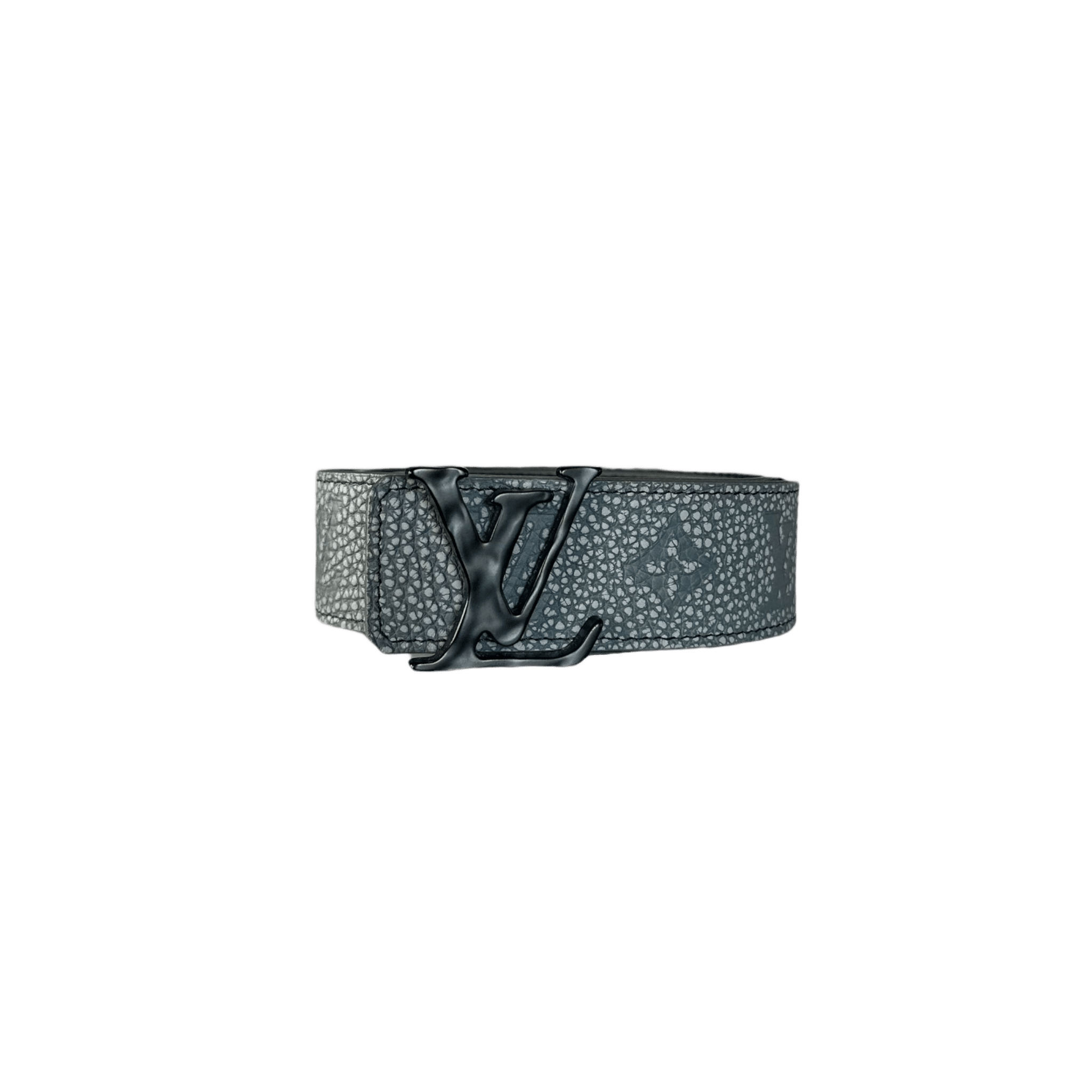 Louis Vuitton Grey & Black Taurillon Monogram Belt - Morely TrendsLouis Vuitton Type here:)