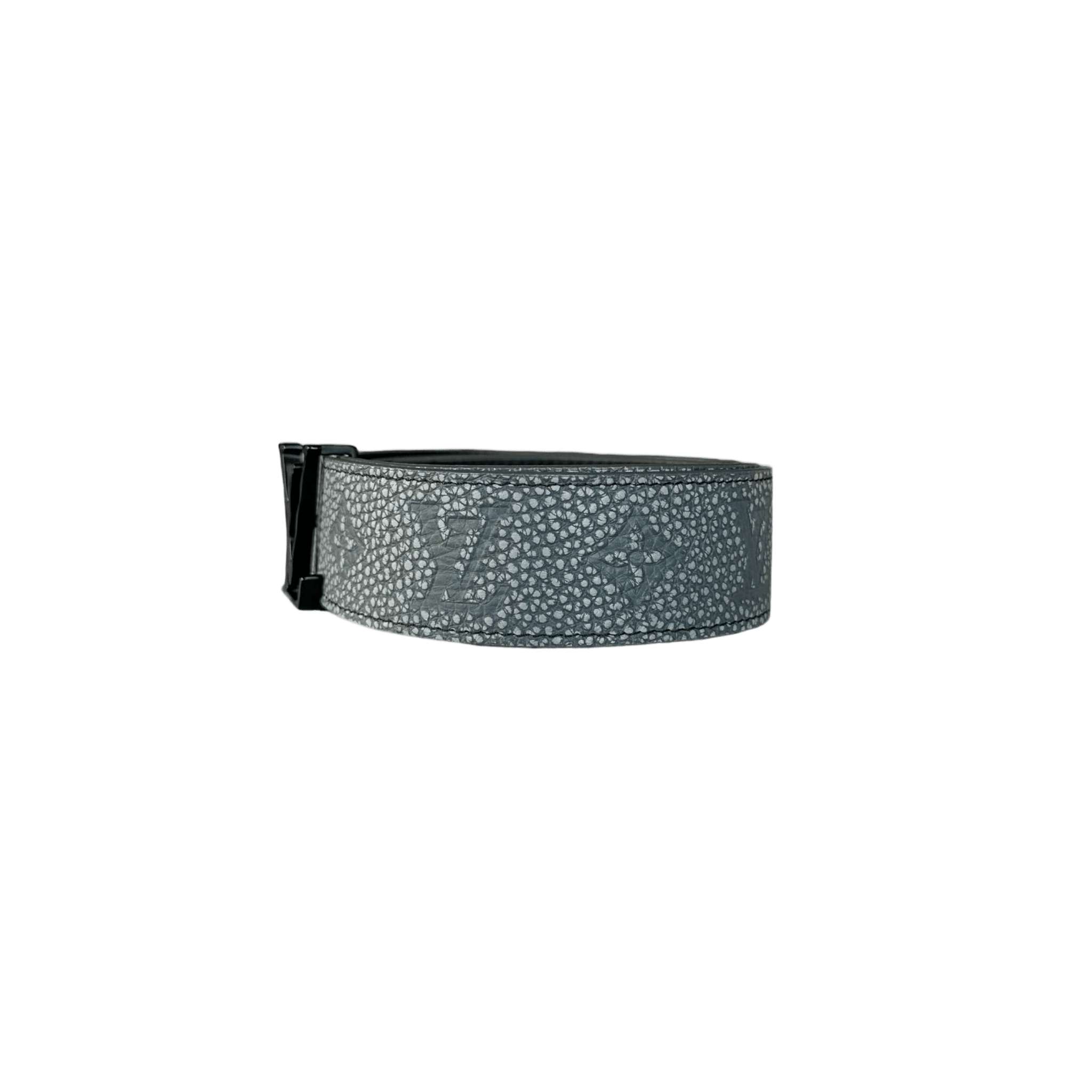 Louis Vuitton Grey & Black Taurillon Monogram Belt - Morely TrendsLouis Vuitton Type here:)