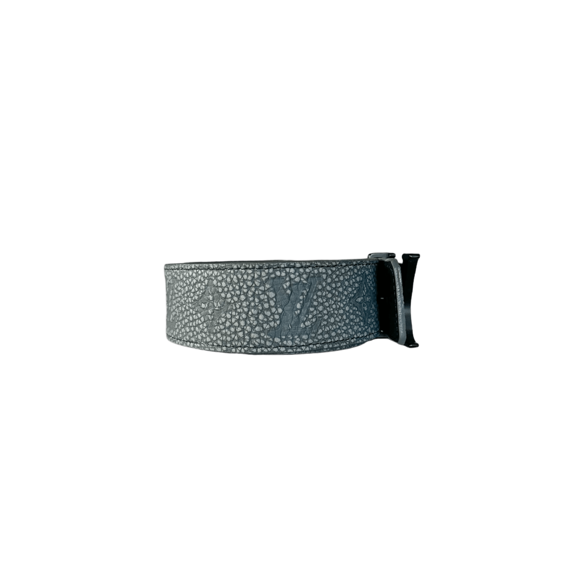 Louis Vuitton Grey & Black Taurillon Monogram Belt - Morely TrendsLouis Vuitton Type here:)
