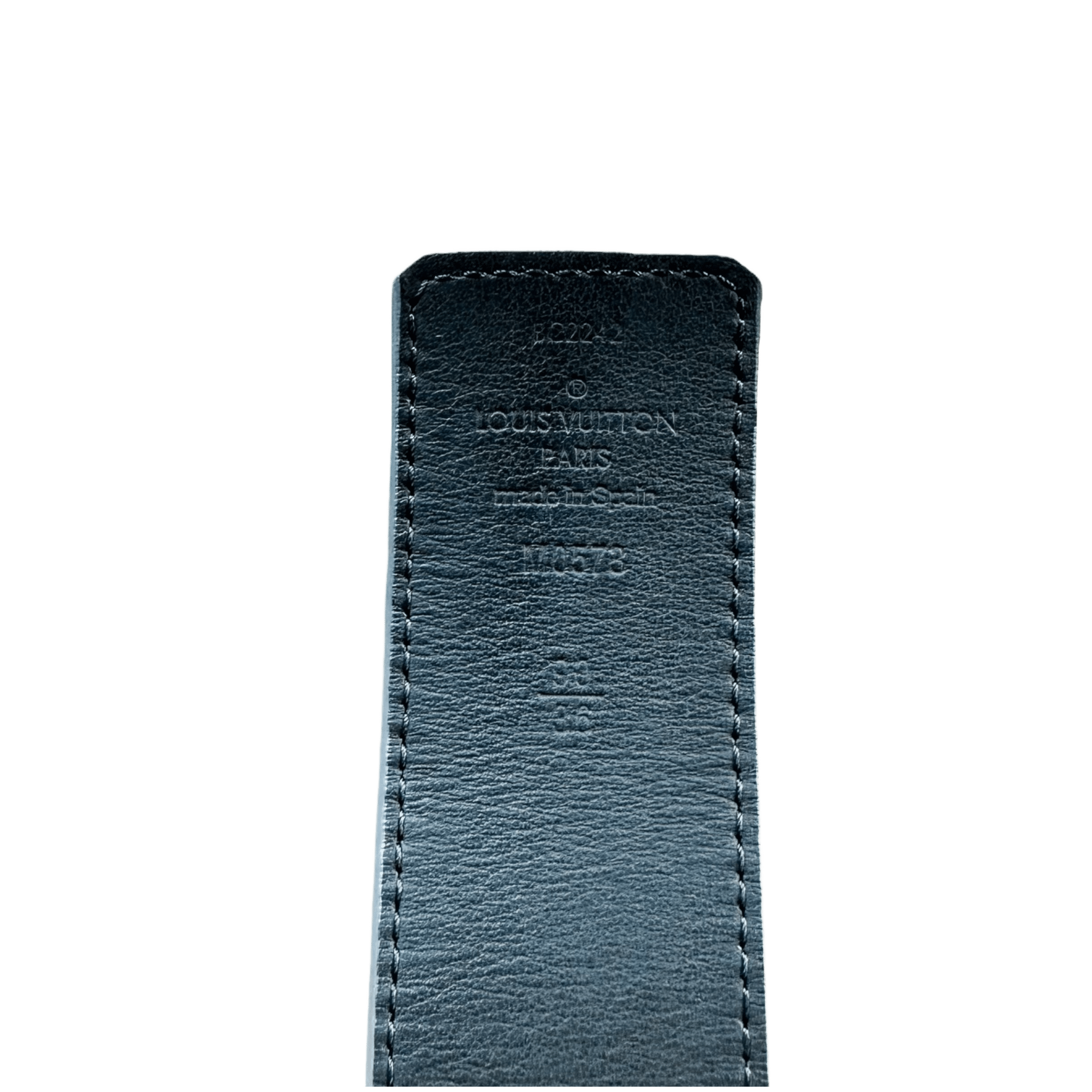 Louis Vuitton Grey & Black Taurillon Monogram Belt - Morely TrendsLouis Vuitton Type here:)